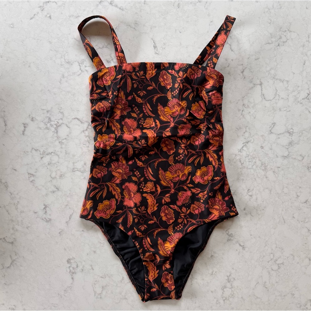 Matteau Square Neck Maillot One-piece Swimsuit NWT Designer size 2 = US4 - Picture 2 of 7